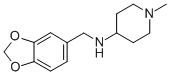 BENZO[1,3]DIOXOL-5-YLMETHYL-(1-METHYL-PIPERIDIN-4-YL)-AMINE CAS#: 416865-72-0