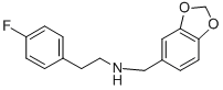 BENZO[1,3]DIOXOL-5-YLMETHYL-[2-(4-FLUORO-PHENYL)-ETHYL]-AMINE CAS#: 435345-36-1