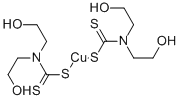 BIS(2-HYDROXYETHYL)DITHIOCARBAMIC ACID COPPER SALT CAS#: 52611-57-1