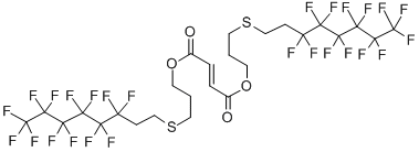 BIS[3-(1H,1H,2H,2H-PERFLUOROOCTYLTHIO)PROPYL]FUMARATE CAS#: 56927-83-4