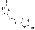 BIS(3-BROMO-1,2,4-THIADIAZOL-5-YLTHIO)METHANE CAS#: 444791-14-4