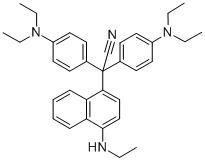 BIS(4-N,N-DIETHYLAMINO-PHENYL)-(4-N-ETHYLAMINO-NAPHTHALEN-1-YL) ACETONITRILE CAS#: 57855-48-8