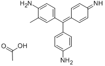 BIS(P-AMINOPHENYL)(4-AMINO-M-TOLYL)METHANOL ACETATE CAS#: 6155-92-6