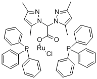 BIS(TRIPHENYLPHOSPHINO)[BIS(3,5-DIMETHYLPYRAZOL-1-YL)ACETATO]CHLORORUTHENIUM(II) CAS#: 425370-68-9