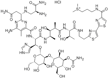 BLEOMYCIN A2, HYDROCHLORIDE CAS#: 49830-49-1