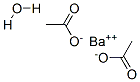 Barium acetate monohydrate. CAS#: 5908-64-5