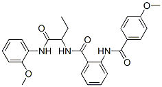 Benzamide, 2-[(4-methoxybenzoyl)amino]-N-[1-[[(2-methoxyphenyl)amino]carbonyl]propyl]- (9CI) CAS#: 499105-03-2