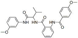 Benzamide, 2-[(4-methoxybenzoyl)amino]-N-[1-[[(3-methoxyphenyl)amino]carbonyl]-2-methylpropyl]- (9CI) CAS#: 499105-07-6