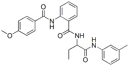 Benzamide, 2-[(4-methoxybenzoyl)amino]-N-[1-[[(3-methylphenyl)amino]carbonyl]propyl]- (9CI) CAS#: 499105-02-1