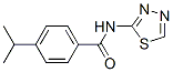 Benzamide, 4-(1-methylethyl)-N-1,3,4-thiadiazol-2-yl- (9CI) CAS#: 544690-34-8