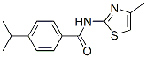 Benzamide, 4-(1-methylethyl)-N-(4-methyl-2-thiazolyl)- (9CI) CAS#: 549497-01-0