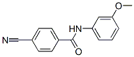 Benzamide, 4-cyano-N-(3-methoxyphenyl)- (9CI) CAS#: 478069-94-2