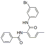 Benzamide, N-[1-[[(3-bromophenyl)amino]carbonyl]-1,3-pentadienyl]- (9CI) CAS#: 418794-60-2