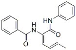 Benzamide, N-[1-[(phenylamino)carbonyl]-1,3-pentadienyl]- (9CI) CAS#: 418797-19-0