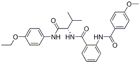 Benzamide, N-[(1S)-1-[[(4-ethoxyphenyl)amino]carbonyl]-2-methylpropyl]-2-[(4-methoxybenzoyl)amino]- (9CI) CAS#: 471260-38-5