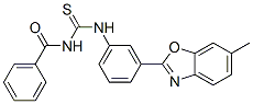 Benzamide, N-[[[3-(6-methyl-2-benzoxazolyl)phenyl]amino]thioxomethyl]- (9CI) CAS#: 593238-59-6