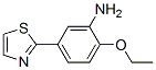 Benzenamine, 2-ethoxy-5-(2-thiazolyl)- (9CI) CAS#: 500730-98-3