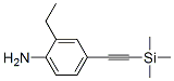 Benzenamine, 2-ethyl-4-[(trimethylsilyl)ethynyl]- (9CI) CAS#: 518342-63-7