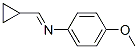 Benzenamine, N-(cyclopropylmethylene)-4-methoxy- (9CI) CAS#: 496839-16-8