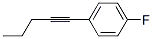 Benzene, 1-fluoro-4-(1-pentynyl)- (9CI) CAS#: 445424-02-2