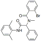 Benzeneacetamide, alpha-[(2-bromobenzoyl)methylamino]-N-(2,6-dimethylphenyl)- (9CI) CAS#: 497847-74-2