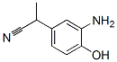Benzeneacetonitrile,  3-amino-4-hydroxy--alpha--methyl- CAS#: 51234-23-2