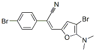 Benzeneacetonitrile,  4-bromo--alpha--[[4-bromo-5-(dimethylamino)-2-furanyl]methylene]- CAS#: 469896-48-8