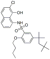 Benzenesulfonamide, 2-butoxy-N-(7-chloro-8-hydroxy-1-naphthalenyl)-5-(1,1,3,3-tetramethylbutyl)- CAS#: 501363-62-8