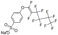Benzenesulfonic acid, 4-[(undecafluorohexenyl)oxy]-, sodium salt CAS#: 59493-84-4
