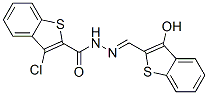 Benzo[b]thiophene-2-carboxylic acid, 3-chloro-, [(3-hydroxybenzo[b]thien-2-yl)methylene]hydrazide (9CI) CAS#: 586996-58-9