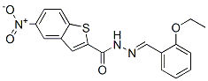 Benzo[b]thiophene-2-carboxylic acid, 5-nitro-, [(2-ethoxyphenyl)methylene]hydrazide (9CI) CAS#: 591761-81-8