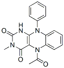 Benzo[g]pteridine-2,4(1H,3H)-dione,  5-acetyl-5,10-dihydro-3-methyl-10-phenyl- CAS#: 56068-34-9