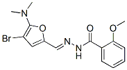 Benzoic  acid,  2-methoxy-,  [[4-bromo-5-(dimethylamino)-2-furanyl]methylene]hydrazide  (9CI) CAS#: 471847-90-2