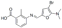 Benzoic  acid,  3-[[[4-bromo-5-(dimethylamino)-2-furanyl]methylene]amino]-2-methyl- CAS#: 469909-70-4