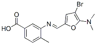 Benzoic  acid,  3-[[[4-bromo-5-(dimethylamino)-2-furanyl]methylene]amino]-4-methyl- CAS#: 470682-70-3