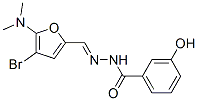 Benzoic  acid,  3-hydroxy-,  [[4-bromo-5-(dimethylamino)-2-furanyl]methylene]hydrazide  (9CI) CAS#: 469907-94-6