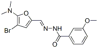 Benzoic  acid,  3-methoxy-,  [[4-bromo-5-(dimethylamino)-2-furanyl]methylene]hydrazide  (9CI) CAS#: 471870-63-0