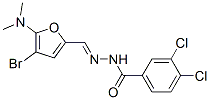 Benzoic  acid,  3,4-dichloro-,  [[4-bromo-5-(dimethylamino)-2-furanyl]methylene]hydrazide  (9CI) CAS#: 471920-68-0