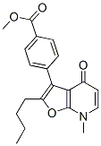 Benzoic  acid,  4-(2-butyl-4,7-dihydro-7-methyl-4-oxofuro[2,3-b]pyridin-3-yl)-,  methyl  ester CAS#: 571169-09-0