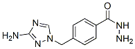 Benzoic acid, 4-[(3-amino-1H-1,2,4-triazol-1-yl)methyl]-, hydrazide (9CI) CAS#: 518996-48-0