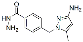 Benzoic acid, 4-[(3-amino-5-methyl-1H-pyrazol-1-yl)methyl]-, hydrazide (9CI) CAS#: 402772-01-4