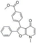 Benzoic  acid,  4-(4,7-dihydro-7-methyl-4-oxo-2-phenylfuro[2,3-b]pyridin-3-yl)-,  methyl  ester CAS#: 571169-07-8
