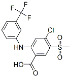 Benzoic  acid,  4-chloro-5-(methylsulfonyl)-2-[[3-(trifluoromethyl)phenyl]amino]- CAS#: 51521-83-6