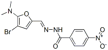 Benzoic  acid,  4-nitro-,  [[4-bromo-5-(dimethylamino)-2-furanyl]methylene]hydrazide  (9CI) CAS#: 474484-37-2
