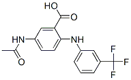 Benzoic  acid,  5-(acetylamino)-2-[[3-(trifluoromethyl)phenyl]amino]- CAS#: 54746-76-8