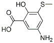 Benzoic acid, 5-amino-2-hydroxy-3-(methylthio)- (9CI) CAS#: 500900-18-5
