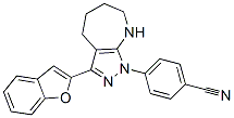 Benzonitrile, 4-[3-(2-benzofuranyl)-5,6,7,8-tetrahydropyrazolo[3,4-b]azepin-1(4H)-yl]- (9CI) CAS#: 582292-26-0