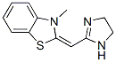 Benzothiazole, 2-[(4,5-dihydro-1H-imidazol-2-yl)methylene]-2,3-dihydro-3-methyl- (9CI) CAS#: 56185-51-4