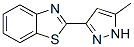 Benzothiazole, 2-(5-methyl-1H-pyrazol-3-yl)- (9CI) CAS#: 43193-09-5