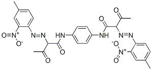 Butanamide,N,N'-1,4-phenylenebis[2-[(4-methyl-2-nitrophenyl) azo]-3-oxo] CAS#: 55621-52-8